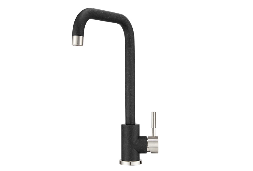 ST-4033, ЧЕРНЫЙ Смеситель для кухни, GRANULA STANDART