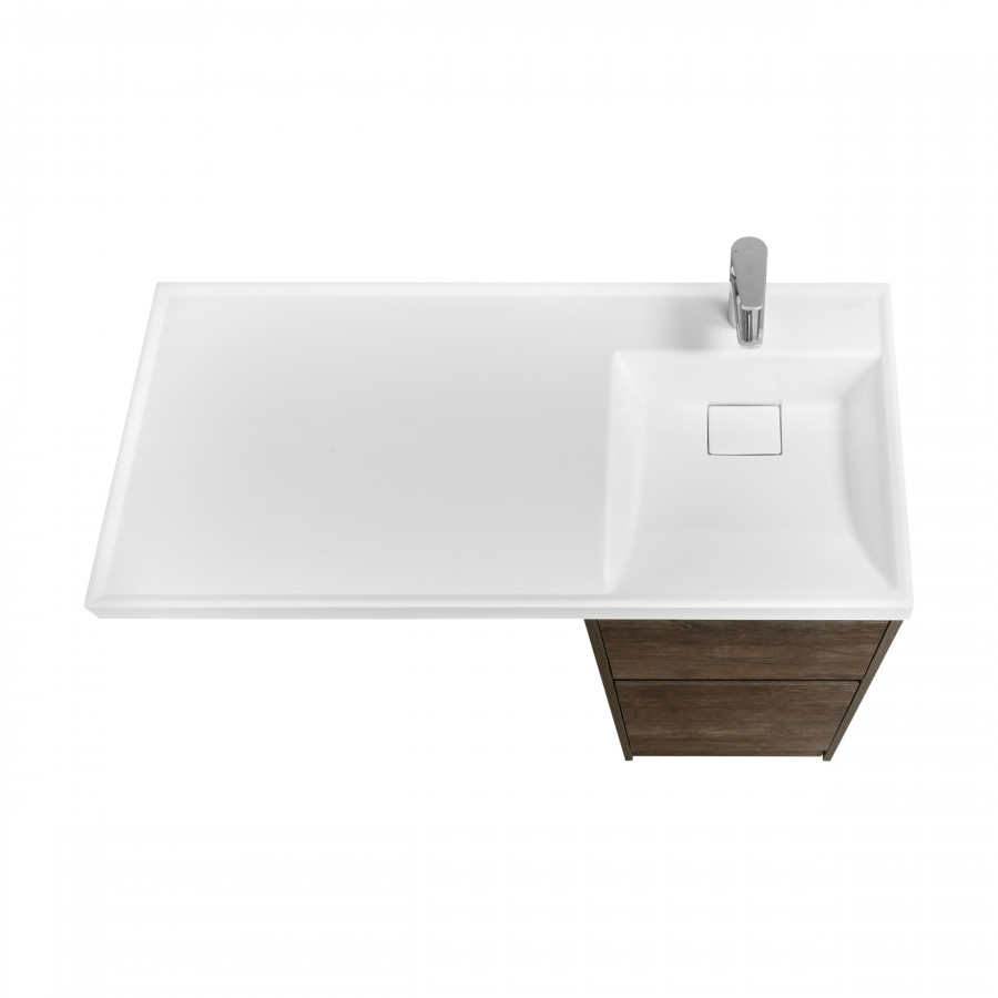 Тумба без фасада ЛОНДРИ 40 (под раковину ЛОНДРИ 105), под с/маш., дуб кантри