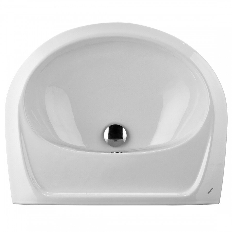 БРИЗ Умывальник б/отв. 55 см., хр.кольцо, крепление, САНТЕК