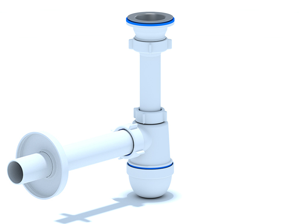 Сифон Ани 1 1/2*40 с прямойтрубой 40 мм, ANI PLAST