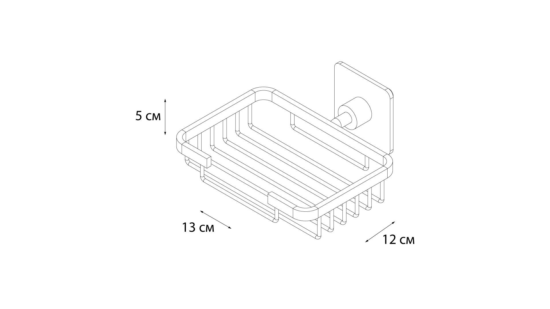 Мыльница решетка FIXSEN Square (FX-93109)
