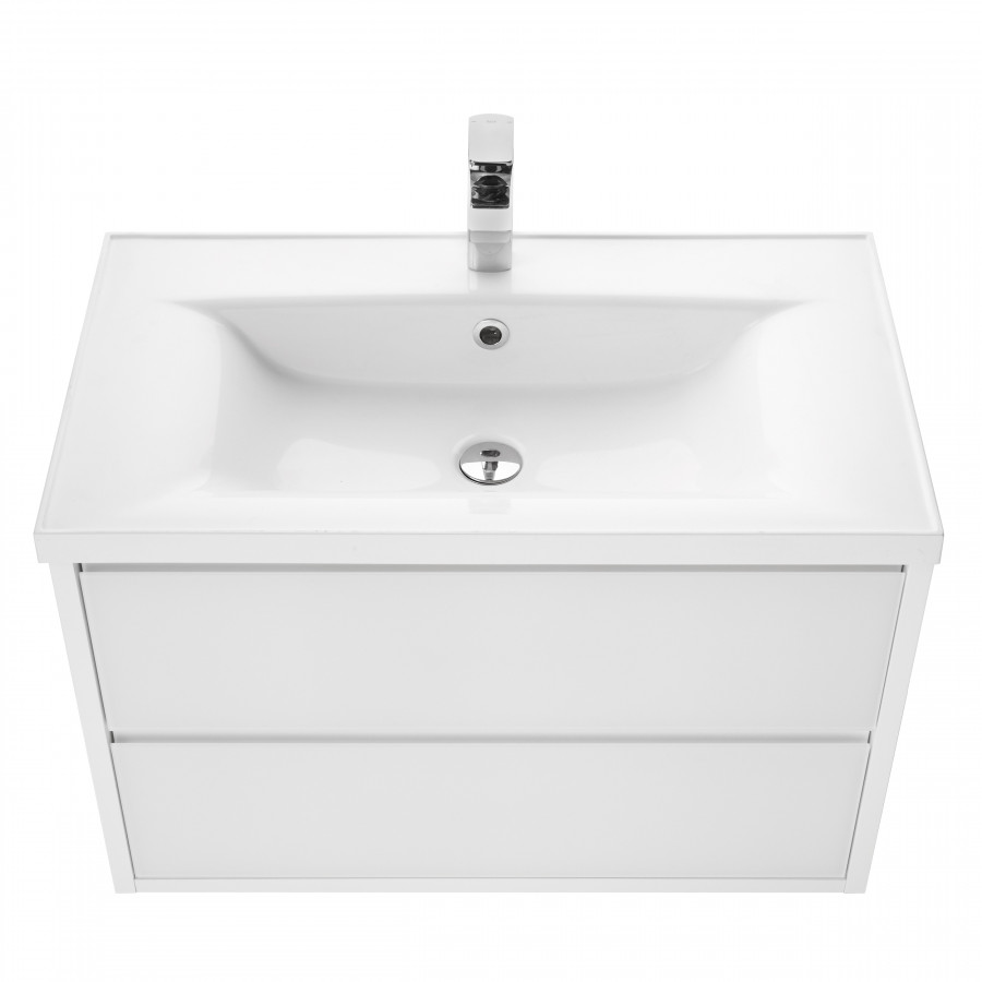 Тумба РИМИНИ 80, бел.гл.(под р-ну VICTORIA-N 80,АЙРИС 80,АЙРИС М 80,ПРЕМЬЕР М 80)