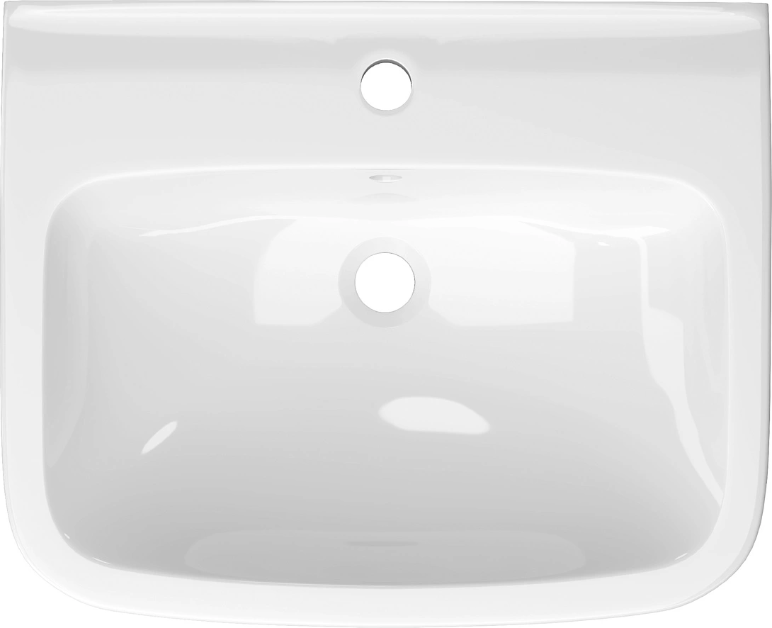 Раковина КЕРАМИН СКВЭА 55 белый глянец CDB00024894 (4810531139867)
