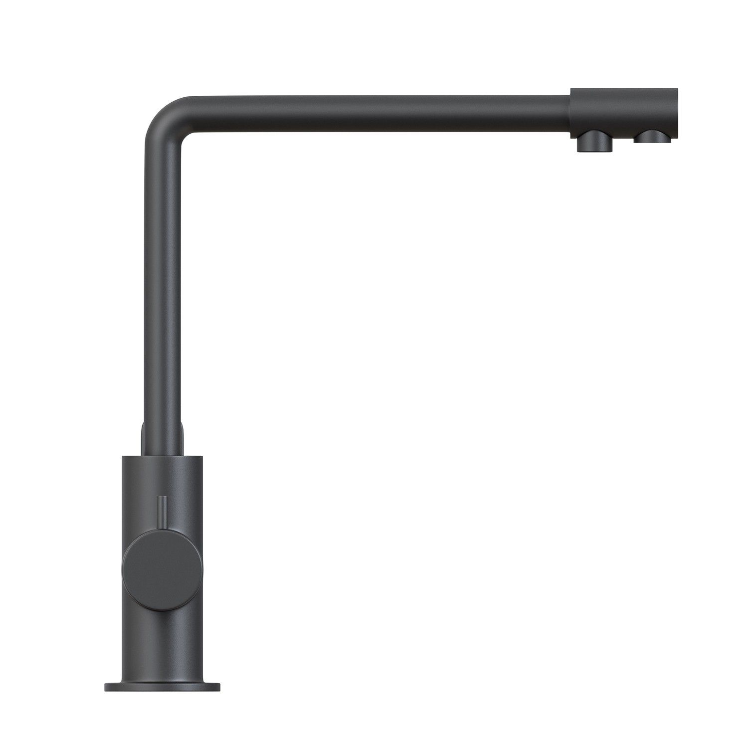 Смеситель для кухни ПРОФСАН ПСМ-307-22 STEEL нержавеющая сталь AISI-304 с подключением фильтра тип С