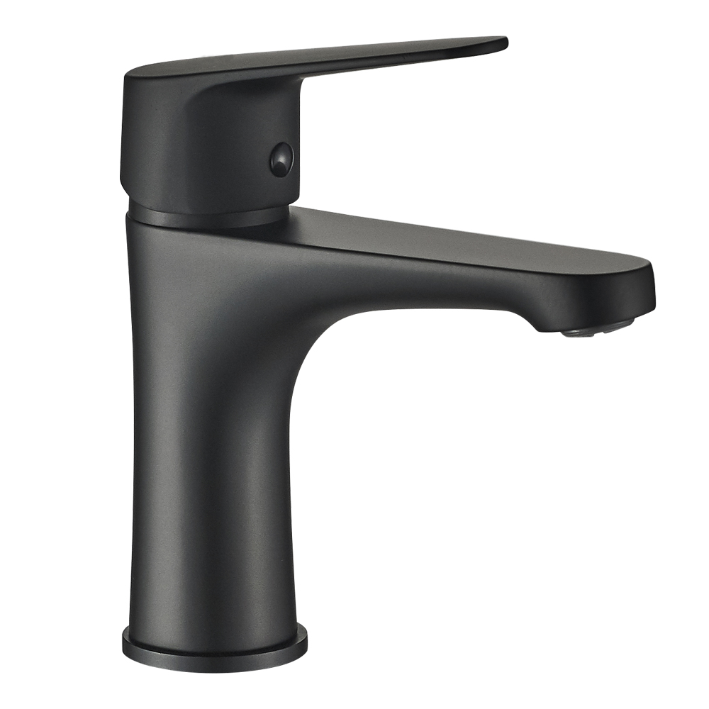 Смеситель для раковины черный NOVA, NOV03-210Black