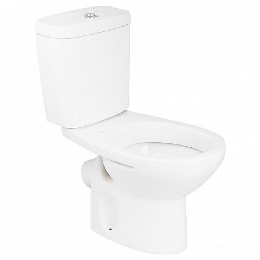 MITOS Унитаз-компакт, косой выпуск, 2-х режимная арматура, ROCA