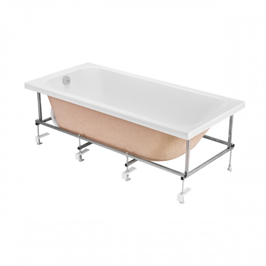 ЛАММА Ванна акриловая 170х80 см., без монтажного комплекта. САНТЕК