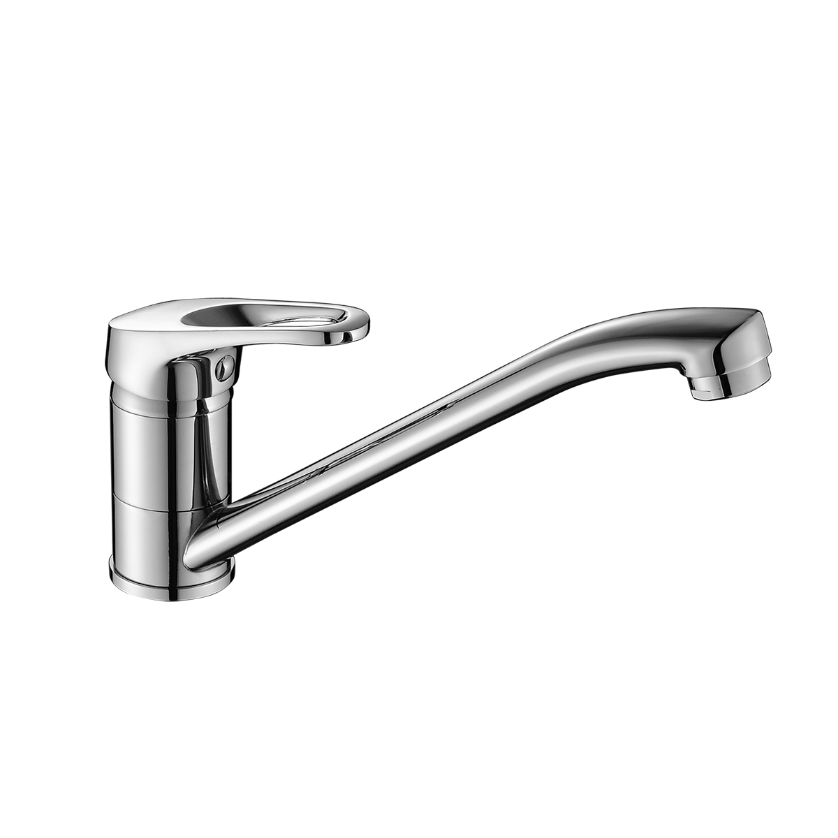 DR21 Смеситель для кухни, пов.излив 216мм, р/ОД, хром, DR, DR21018