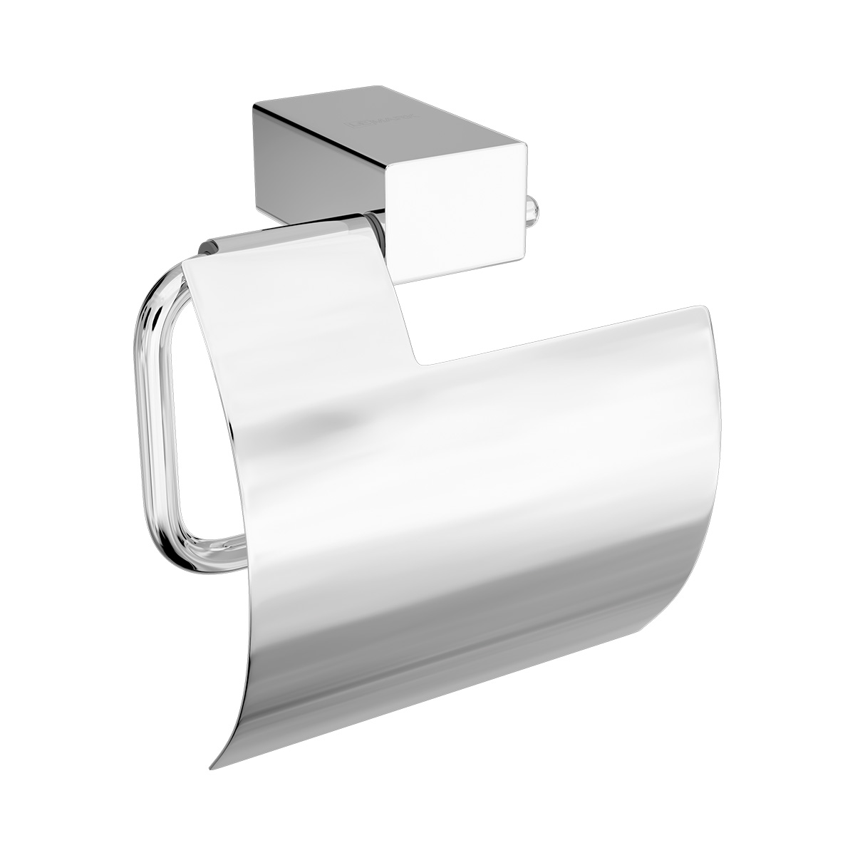 Держатель для туалетной бумаги SMOOTH LINE с крышкой, хром