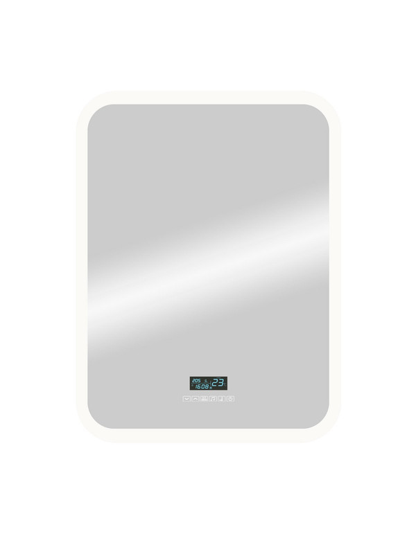 Зеркало Glamour LED с многофункциональной панелью 700х900