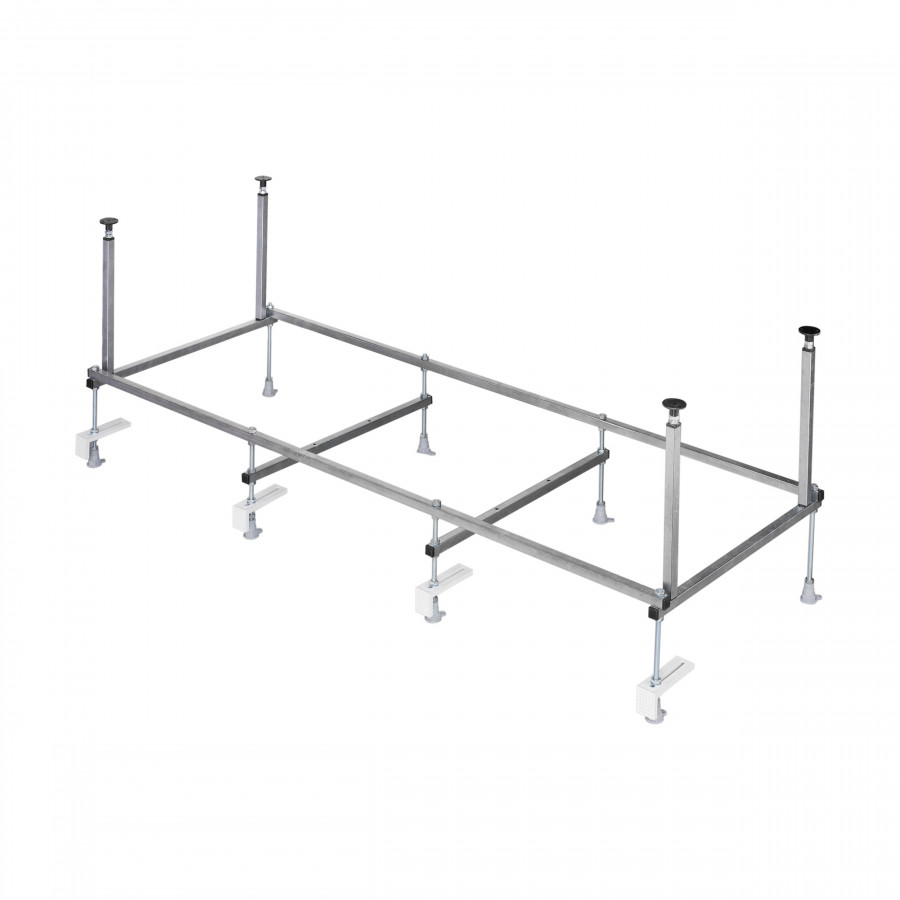 Монтажный комплект для ванны ЛАММА 150х70 см. (рама, слив-перелив с сифоном, крепеж к стене, крепеж 
