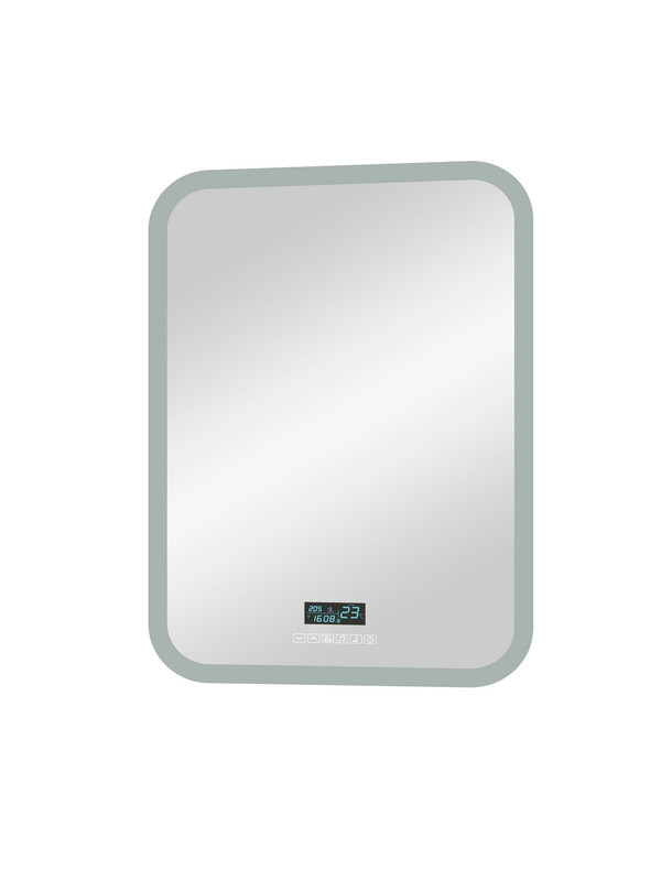 Зеркало Glamour LED с многофункциональной панелью 700х900