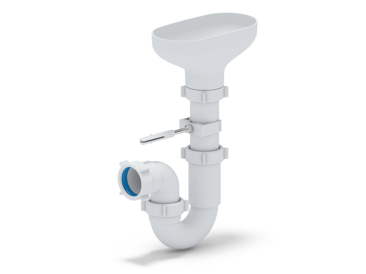 Сифон АНИ Пласт DR0100 1 1/2 дюйма 40 с разрывом струи