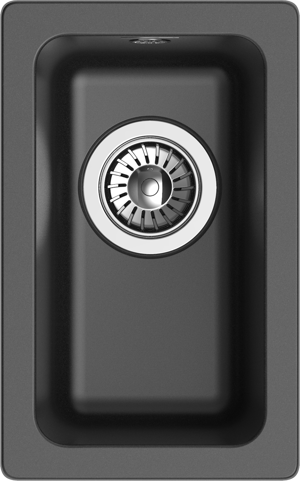 RIVELATO Мойка 245 BERKANA подст.монтаж 1-чаш 305*455 antracite