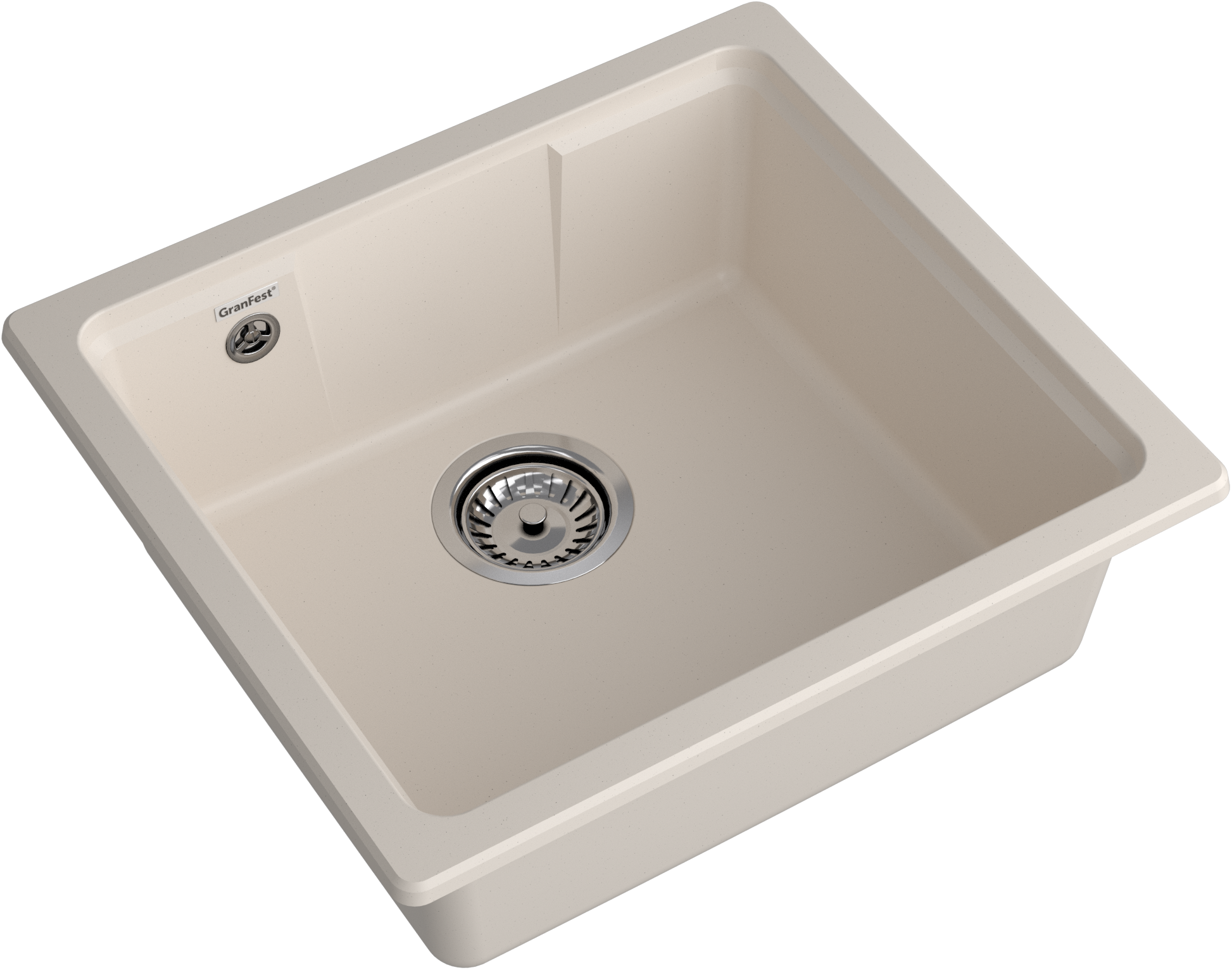 GRANFEST Мойка URBAN 4550  1-чаша 500 х 450 мм белый арт.GF-UR-