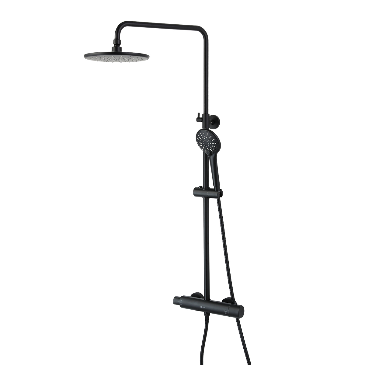 Bronx Смеситель для душа, без излива верх.лейка'Троп. дождь' лейка,Терм, черный, LM, LM3770BL