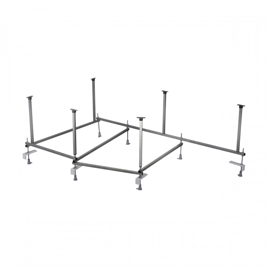 Монтажный комплект для ванны ЭДЕРА 170х100 см. (рама, слив-перелив с сифоном, крепеж к стене, крепеж