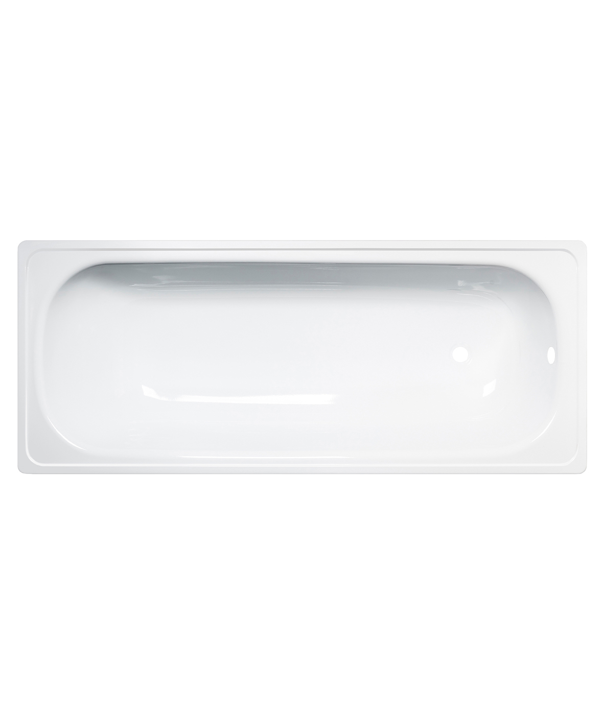 ANTIKA Ванна стальная 160x70x40 cм. с опорной подставкой, с рантом, белая орхидея, ВИЗ