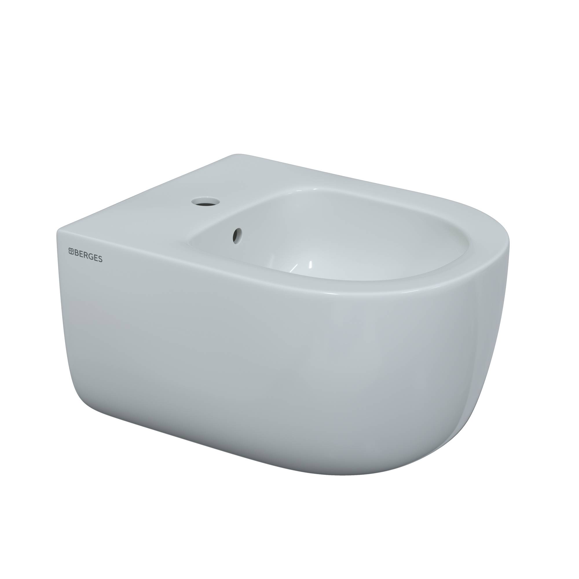 Биде подвесное EGO, керамика, белый, BERGES