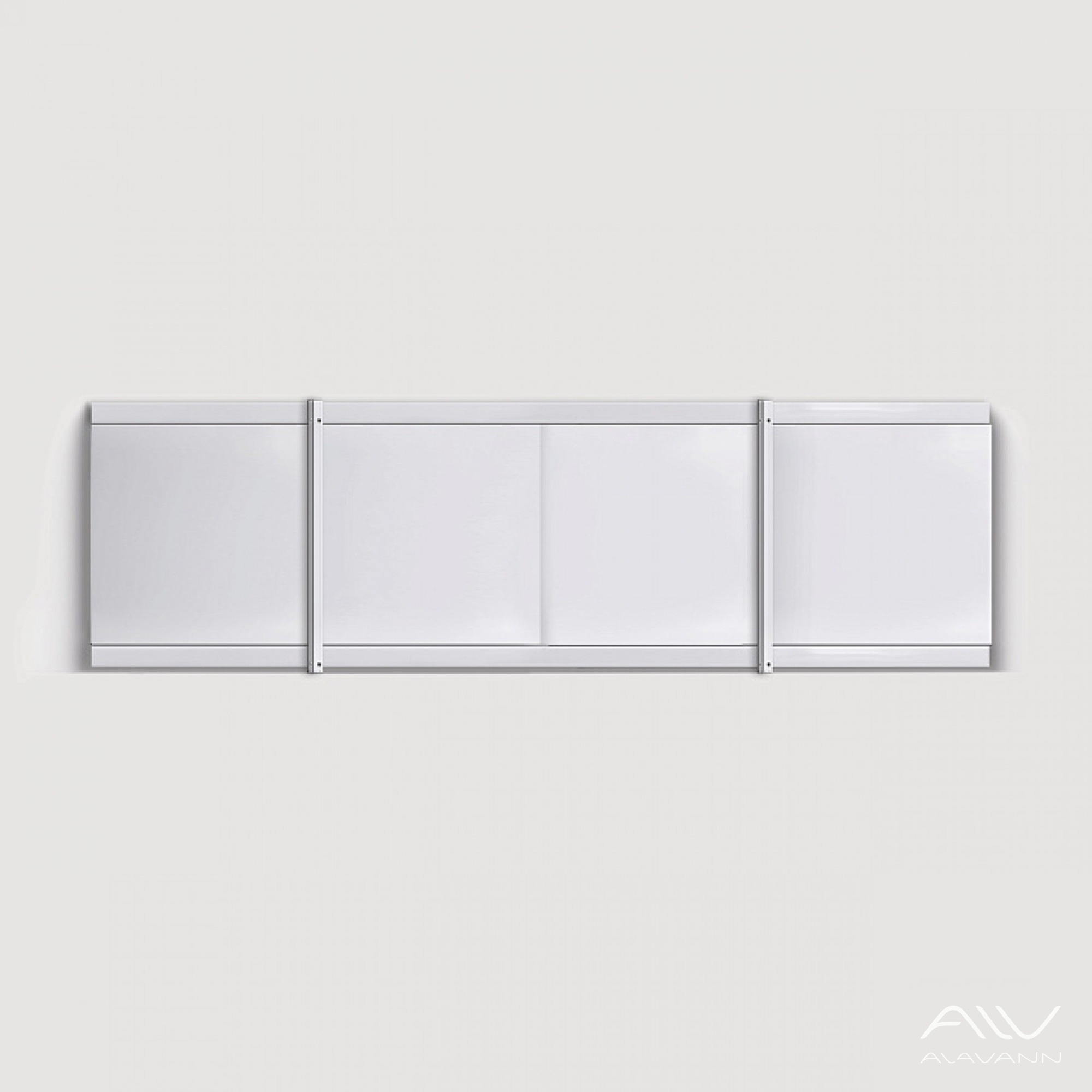 КЛАССИК Экран для ванны 170 см, полистирол,(розовый глянец-P11), ALAVANN