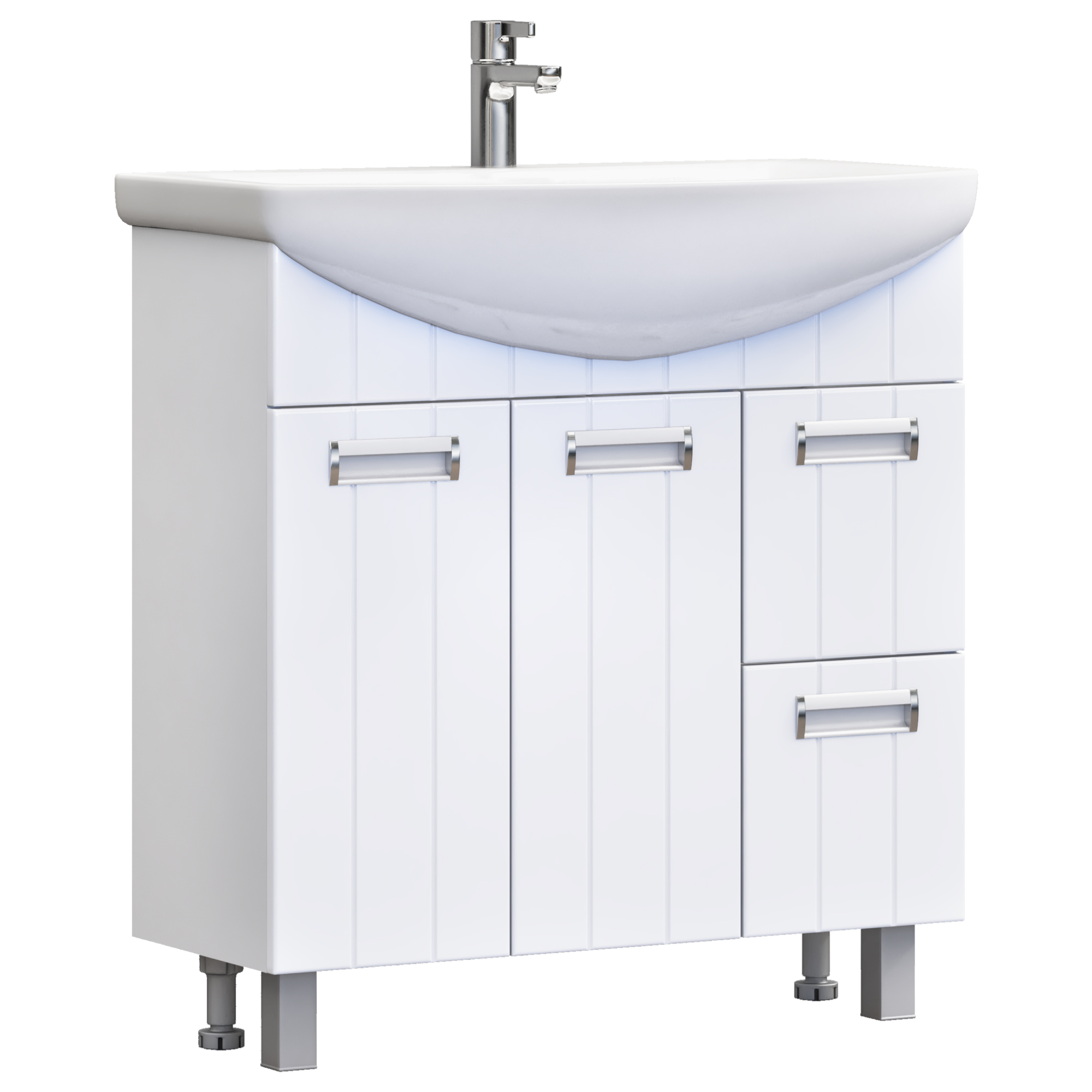 Тумба под раковину VIGO Diana 80 напольная белый (tn.DIA.BAL.80.2D.2Y)