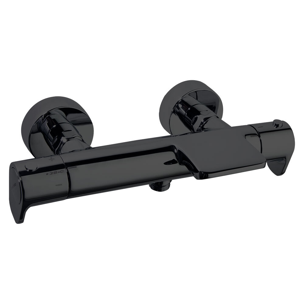 Термостатический смеситель для ванны наружнего монтажа с каскадным изливом ALEXIA 363901SNM матовый 