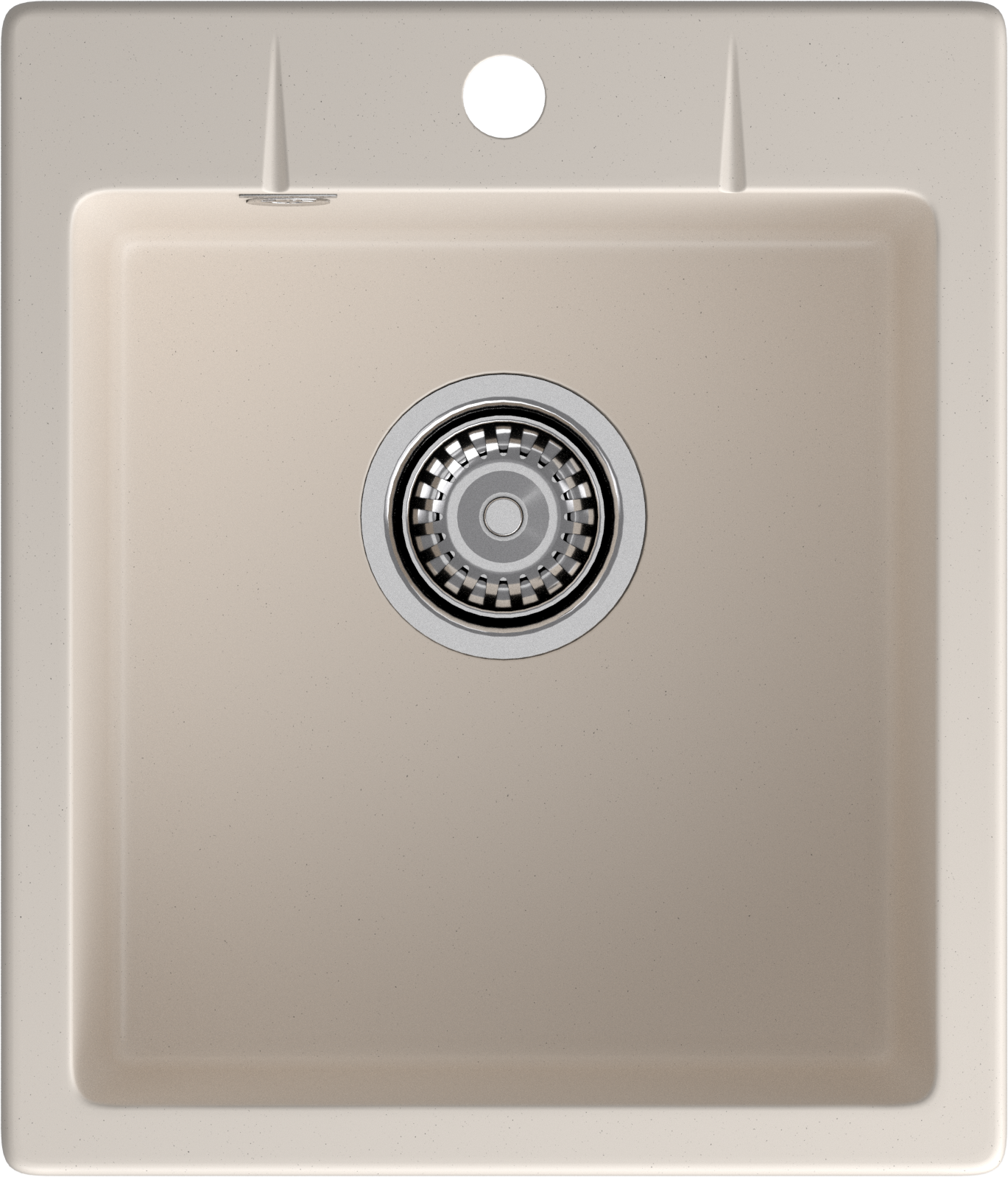 GRANFEST Мойка URBAN 242  1-чаша 420*490мм белый арт.GF-UR-