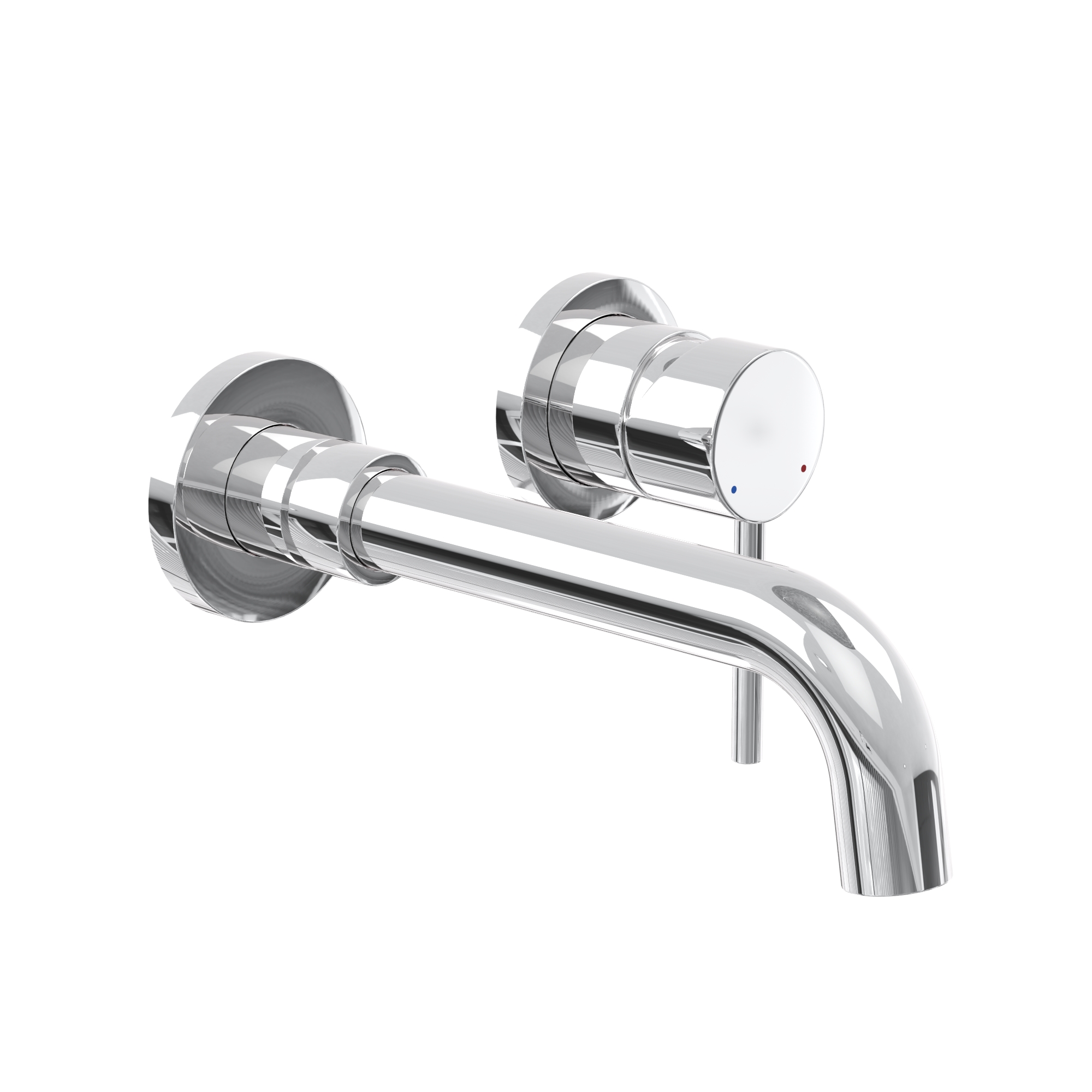 Смеситель для раковины VENTAS R скрытого монтажа, раздельный, хром глянцевый, BERGES