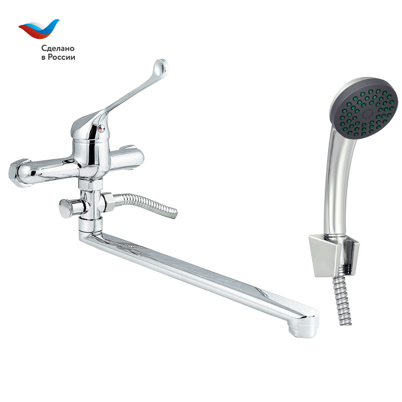Смеситель для ванны СЛАВЕН Хирург СЛ-ОД-Х31 с локтевым управлением хром