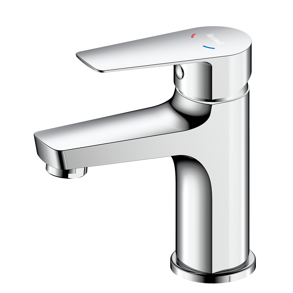 Смеситель ROSSINKA S35-13 для раковины монолитный, хром