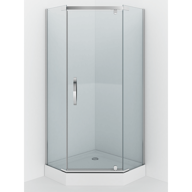 Душевой уголок ALEX BAITLER 2 серия AB215-90 прозрачное стекло