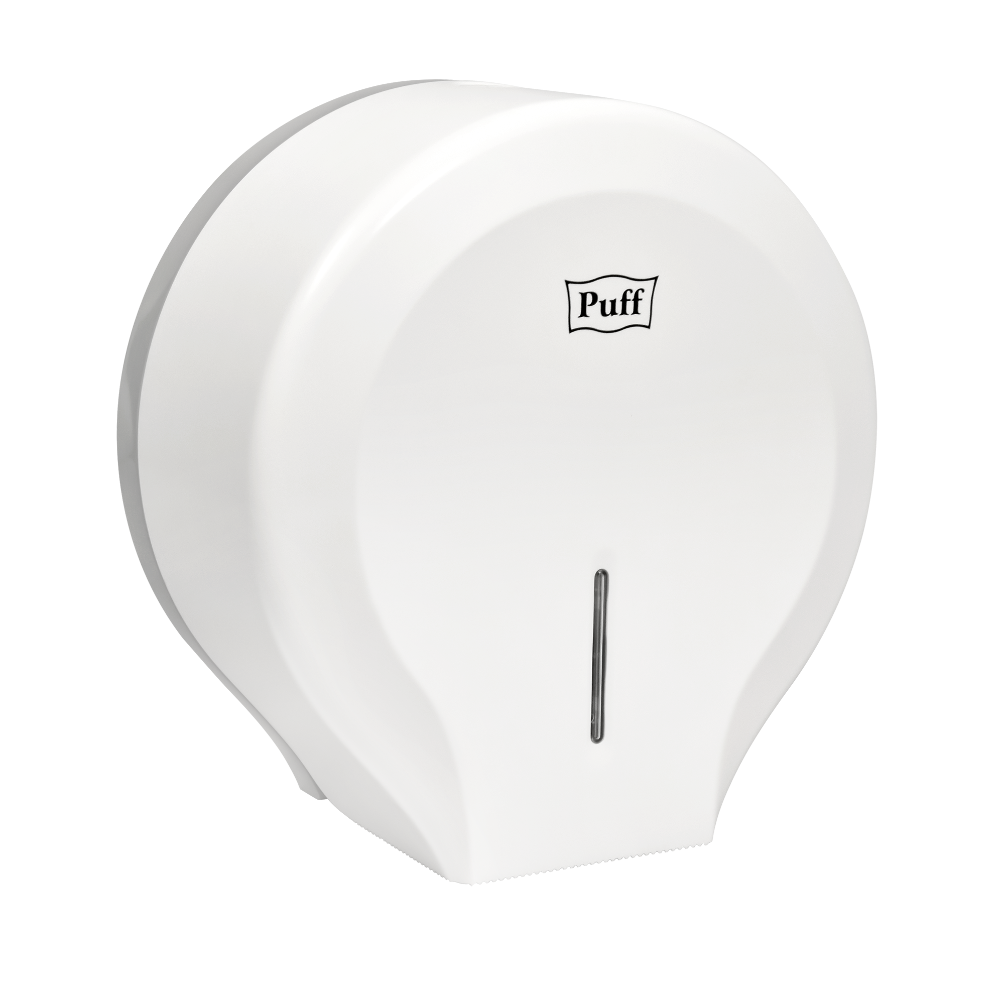 Диспенсер туалетной бумаги Рuff-7130, белый, с замком, ABS-пластик