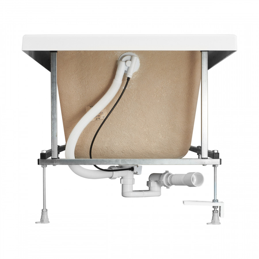 Монтажный комплект для ванны МОНАКО XL 160х75 см. (рама, слив-перелив с сифоном, крепеж к стене, кре