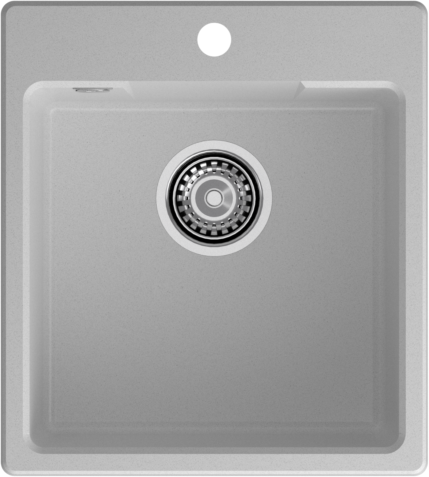 GRANFEST Мойка URBAN 644  1-чаша 440*490мм серый арт.GF-UR-
