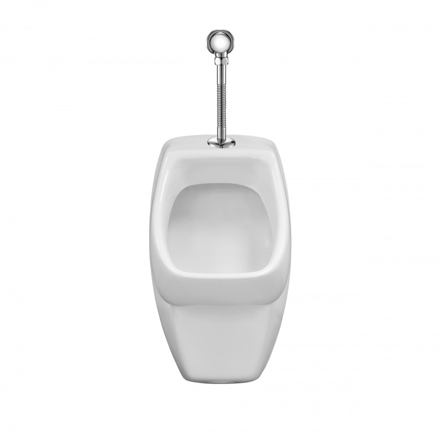 ГАЛА писсуар с креплением, вертикальным сифоном и краном. САНТЕК