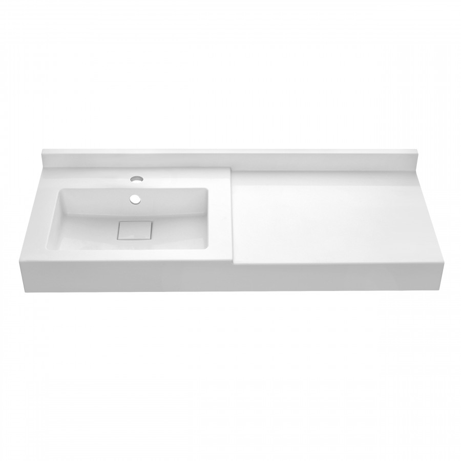 Раковина САКУРА 120, 1 чаша с крылом, белая