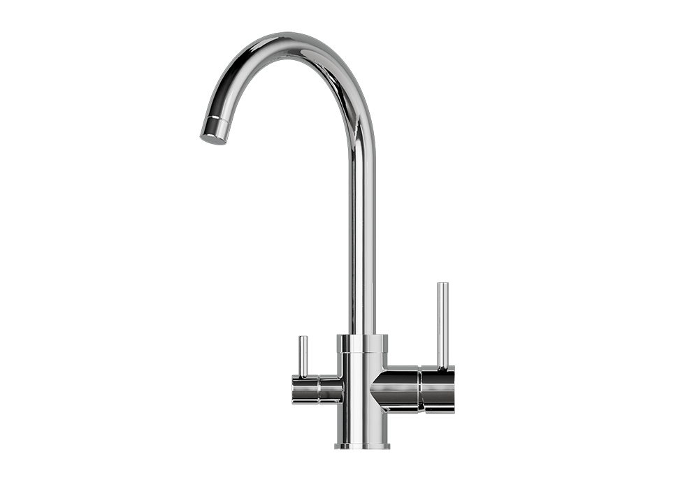 2168, ХРОМ Смеситель для кухни однорыч., с подкл. для питьевой воды GRANULA