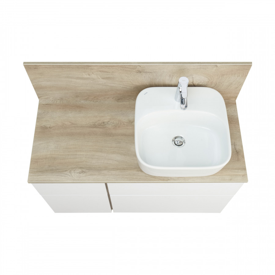 Столешница с панелью МИШЕЛЬ 100, дуб эндгрейн, универсальная