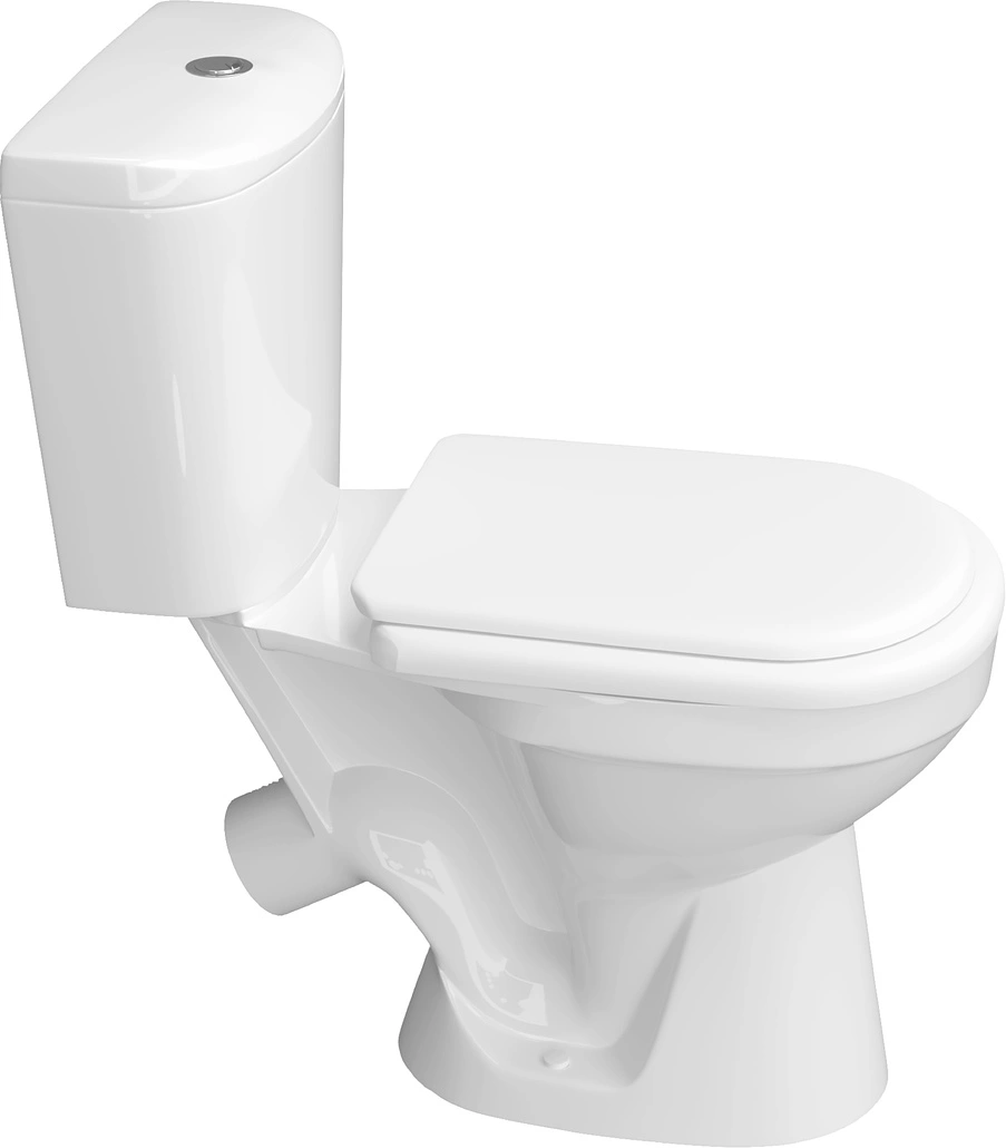 Унитаз-компакт КЕРАМИН ЛАГО МС двухрежимный, сиденье полипропилен CDB00022863 (4810531134244)