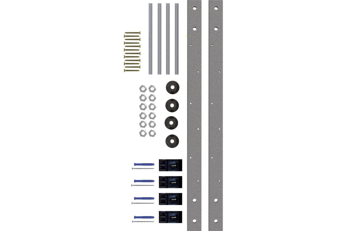 Ножки для ванны ALEX BAITLER KEH6 эконом для прямоугольных ванн шириной 60-65 см