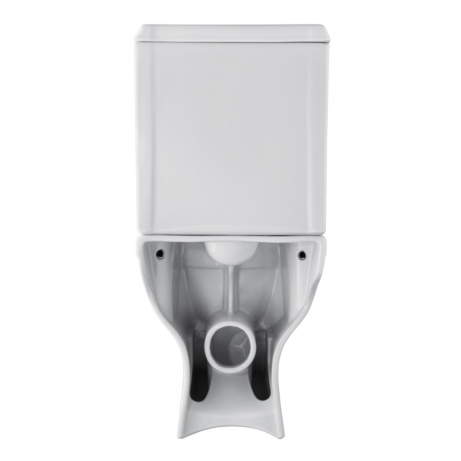 ЛАЙН RIMLESS Унитаз-компакт безободковый, арм. 2-х уровн.,сид. дюро, тонкое, soft-close САНТЕК