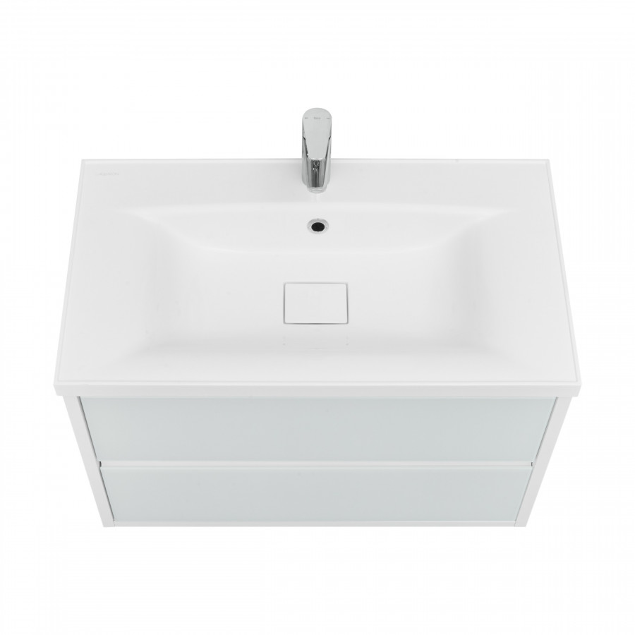 Тумба РИМИНИ 80, бел.гл.(под р-ну VICTORIA-N 80,АЙРИС 80,АЙРИС М 80,ПРЕМЬЕР М 80)