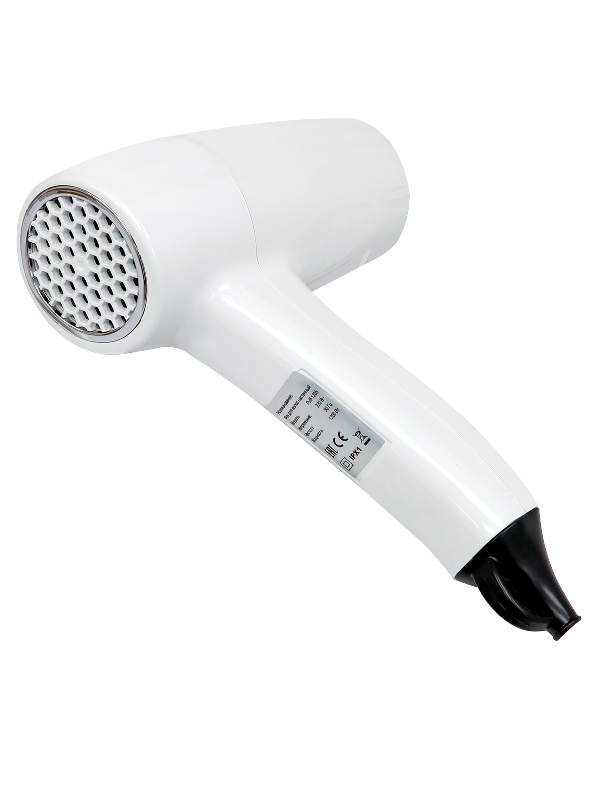 Фен для волос настенный PUFF-1205 белый, 1,2 кВт (1405.035)