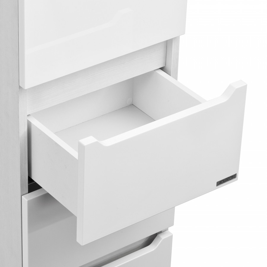 Шкаф-колонна ДАКОТА 34, напольная, бел.,выб.дерево