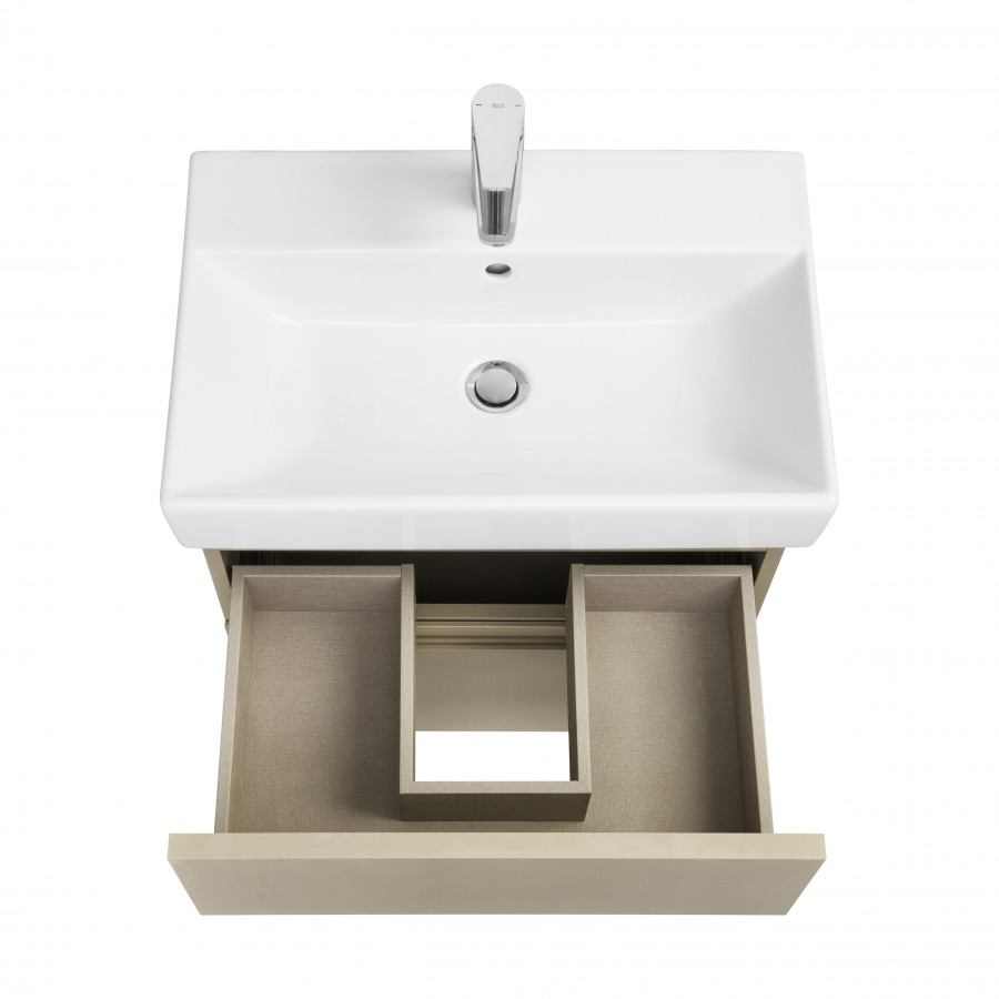 OLETA Тумба под раковину Oleta 60, 2 ящ., капучино