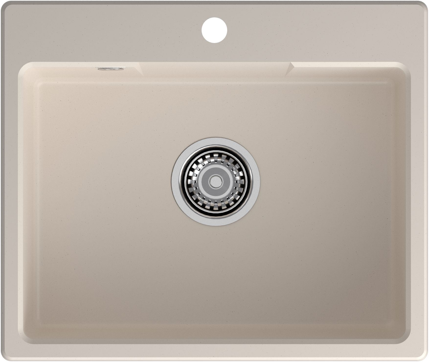 GRANFEST Мойка URBAN 658  1-чаша 580*490мм белый арт.GF-UR-