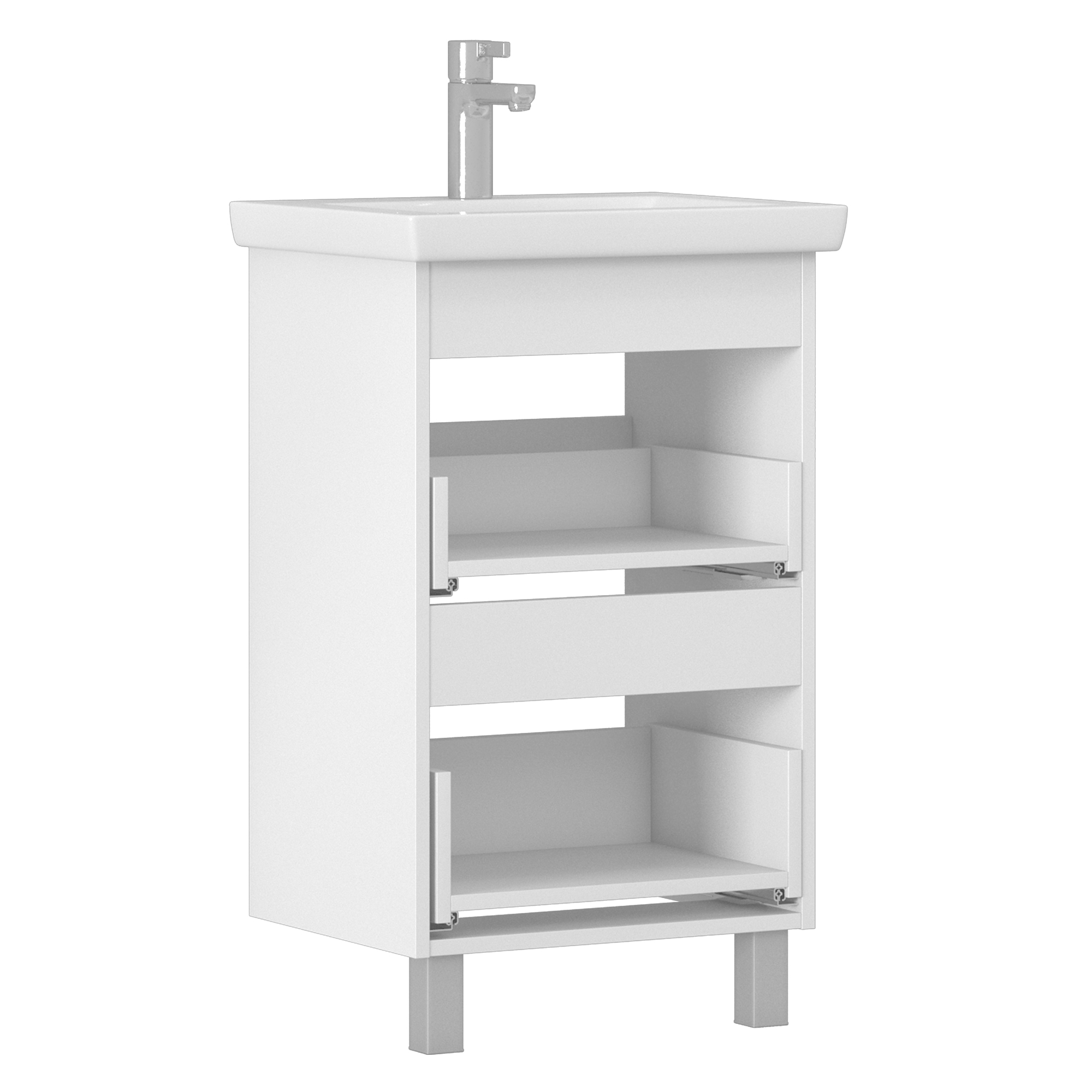 Корпус мебельный VIGO Neo, Glem, Finlay 500-0-2 (Como) напольный белый (264)