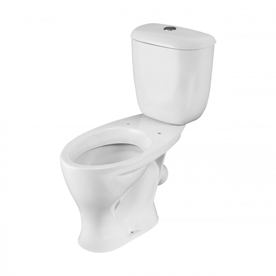 Унитаз-компакт "Воротынский" косой выпуск, н/п.,с кнопочной арматурой и сиденьем  SANTERI