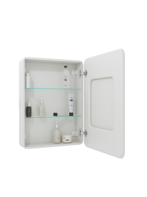 Зеркало-шкаф Elliott LED 550х800 правый с розеткой