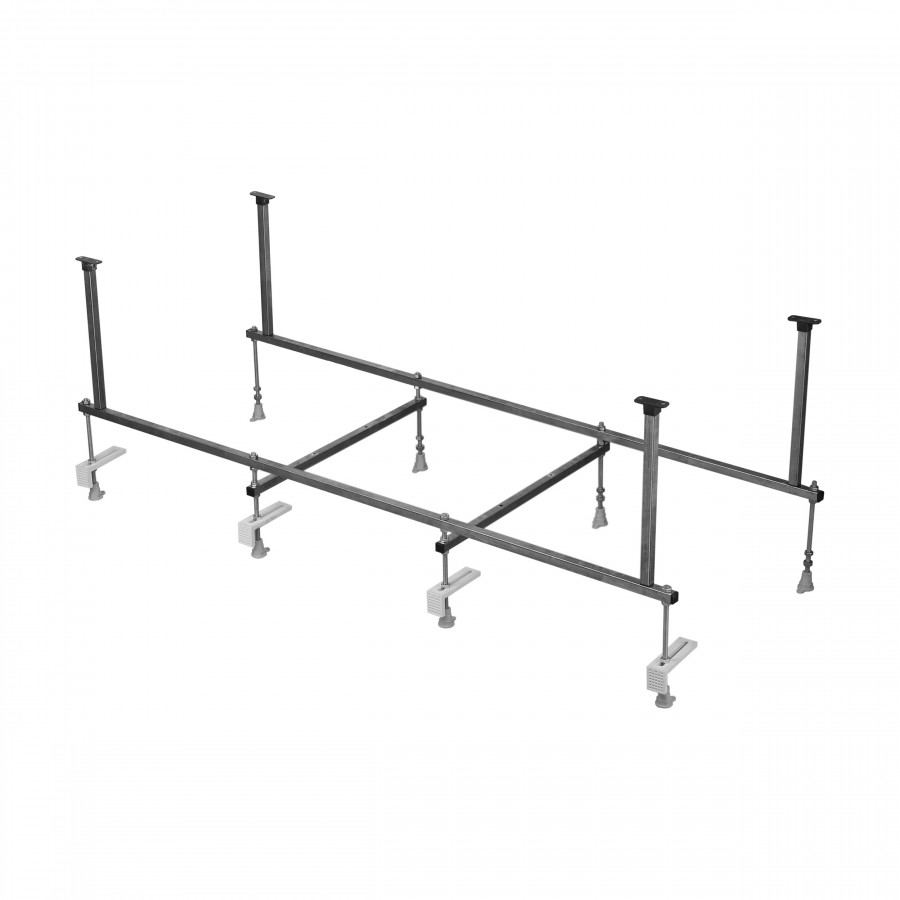 Монтажный комплект для ванны САНТОРИНИ 170х70 см. (рама, слив-перелив с сифоном, крепеж к стене, кре